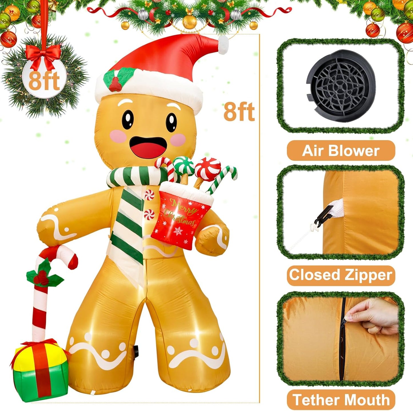 Inflable Galleta de Jengibre
